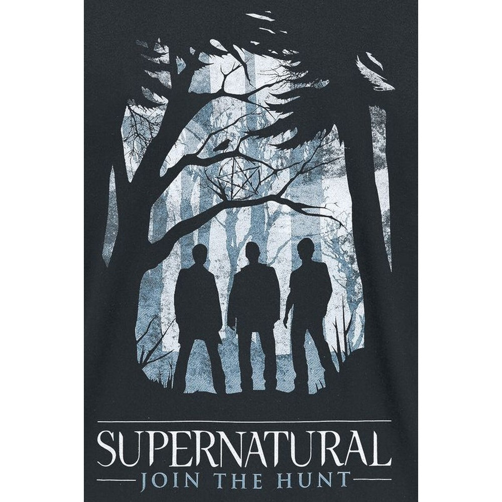 Black - Lifestyle - Supernatural Unisex Adult Silhouette T-Shirt