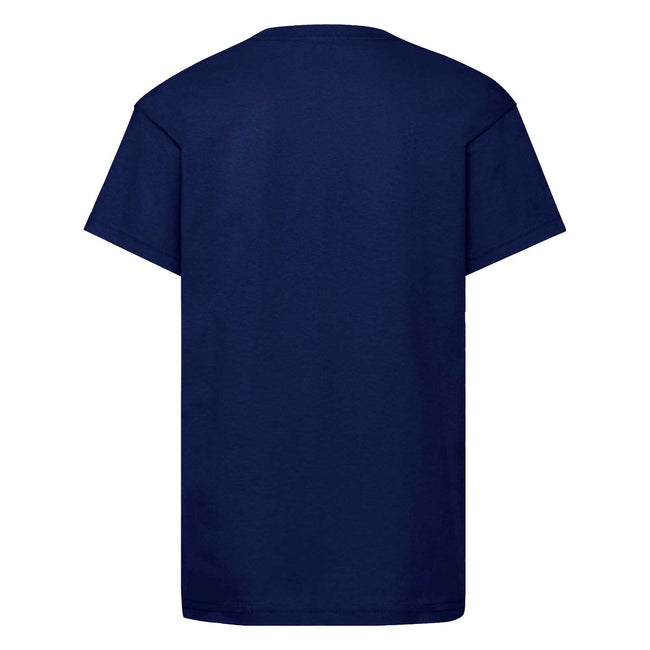 Navy - Back - Minecraft Childrens-Kids Creeper T-Shirt