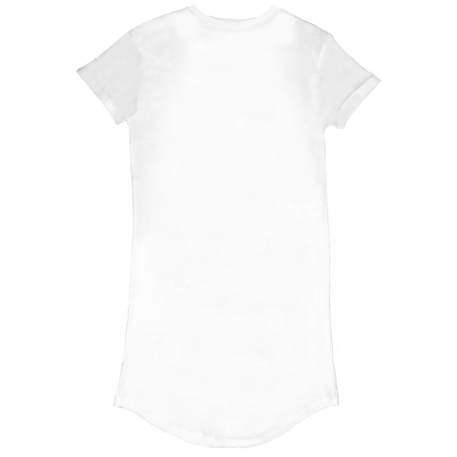 White - Back - Ghostbusters Womens-Ladies Logo T-Shirt Dress