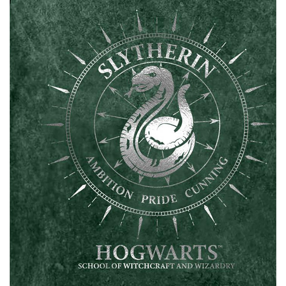 Green - Side - Harry Potter Womens-Ladies Slytherin Constellations Acid Wash T-Shirt
