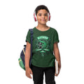Green - Side - Harry Potter Childrens-Kids Comic Style Slytherin T-Shirt