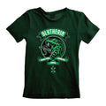 Green - Front - Harry Potter Childrens-Kids Comic Style Slytherin T-Shirt