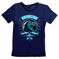 Blue - Front - Harry Potter Childrens-Kids Comic Style Ravenclaw T-Shirt