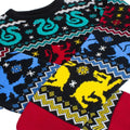 Multicoloured - Lifestyle - Harry Potter Unisex Adult Houses Knitted Christmas Jumper