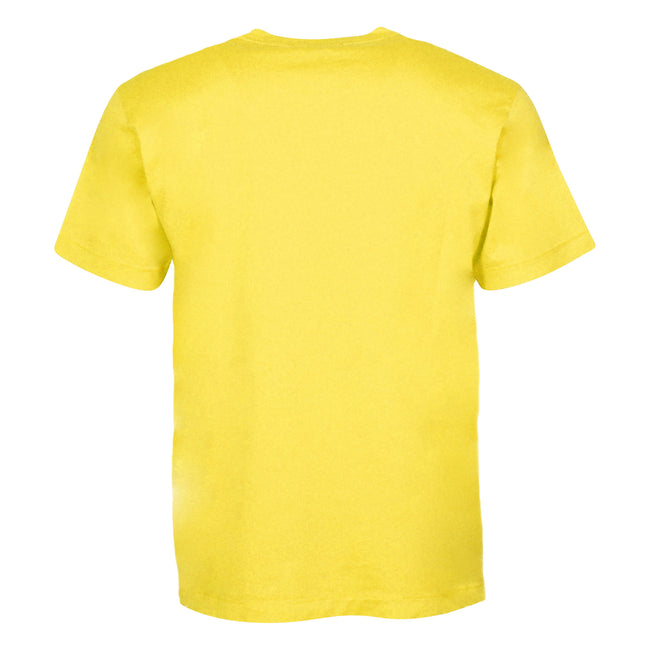 Yellow - Back - Pokemon Unisex Adult Pikachu Face T-Shirt