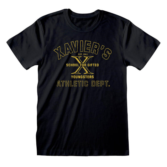 Black - Front - X-Men Unisex Adult Athletic Dept T-Shirt