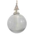 Grey - Front - Hill Interiors Noel Collection Smoked Midnight Christmas Tree Bauble