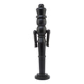 Black - Front - Hill Interiors Wooden Nutcracker Ornament