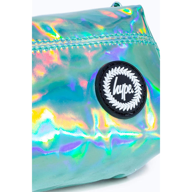 Mint - Side - Hype Holographic Pencil Case