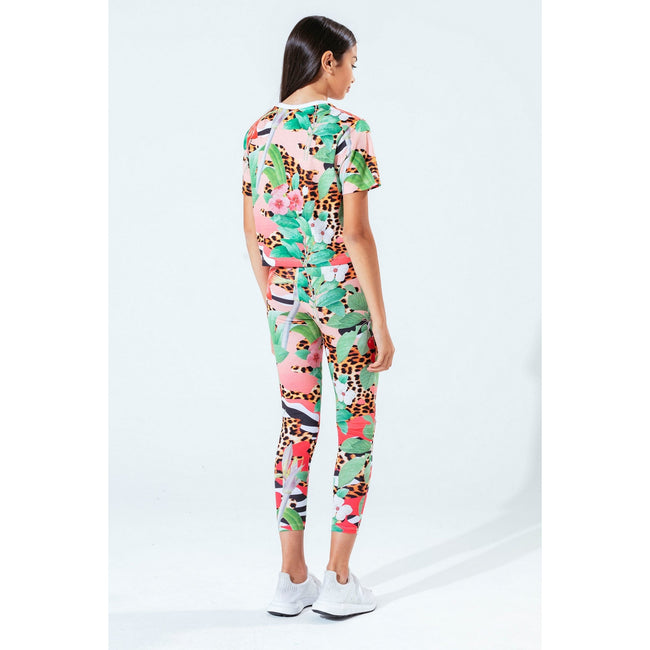 Multicoloured - Side - Hype Childrens-Kids Jaguar Cherry Crop Top
