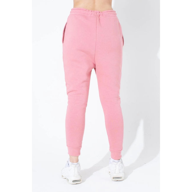 Pink - Side - Hype Childrens-Kids Script Joggers