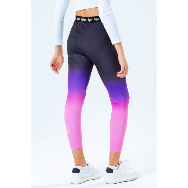 Light Purple-Black - Lifestyle - Hype Girls Sweetshop Fade Leggings