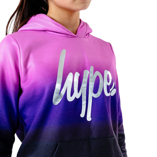 Black-Purple-Pink - Lifestyle - Hype Childrens-Kids Sweetshop Fade Hoodie