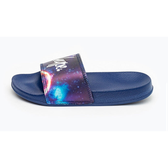 Navy-Purple - Back - Hype Childrens-Kids Space Sliders