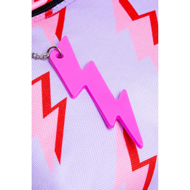 Lilac-Red-Pink - Close up - Hype Lightning Backpack