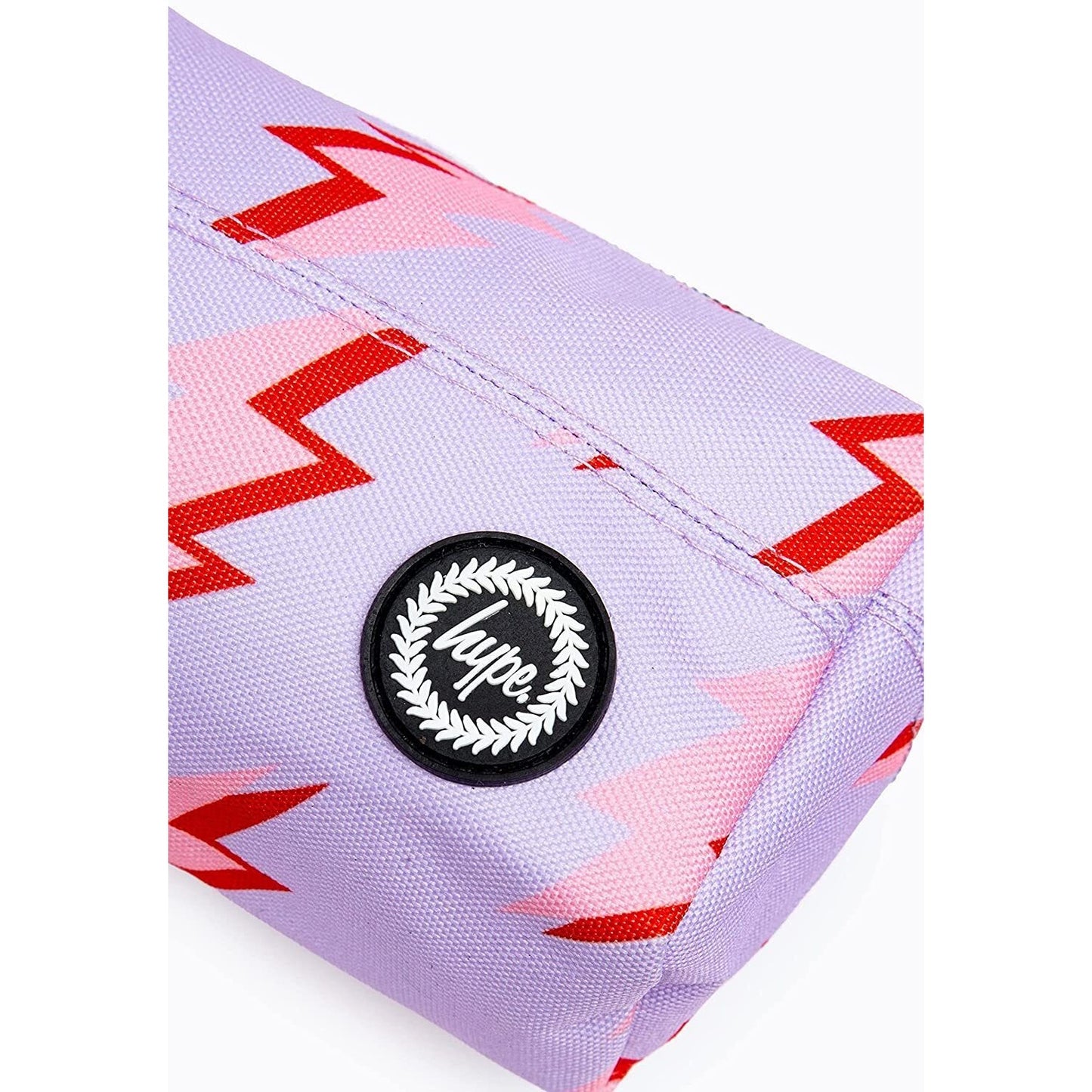 Lilac-Red-Pink - Side - Hype Lightning Pencil Case