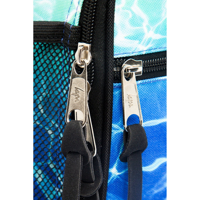 Blue-White-Green - Close up - Hype Pool Fade Lunch Bag
