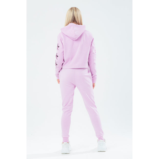 Lilac - Lifestyle - Hype Girls Sylvester Space Jam Cropped Pullover Hoodie