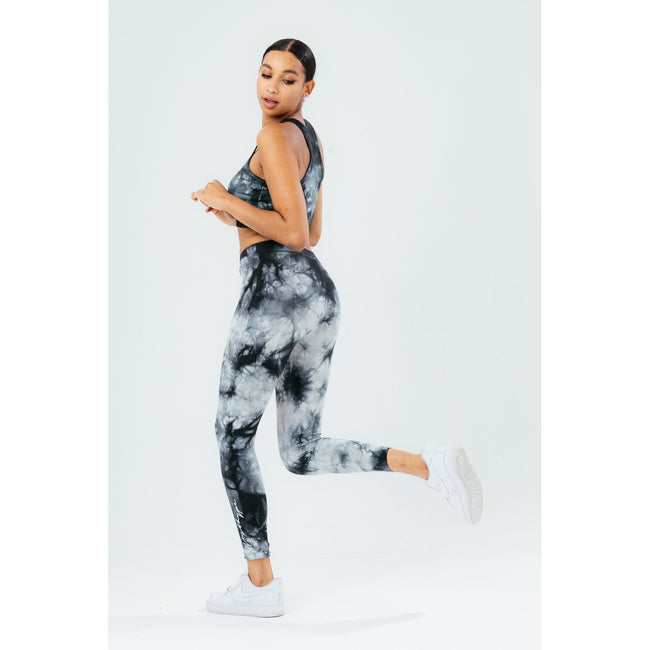 Black-White - Lifestyle - Hype Womens-Ladies Mono Dye Bralette