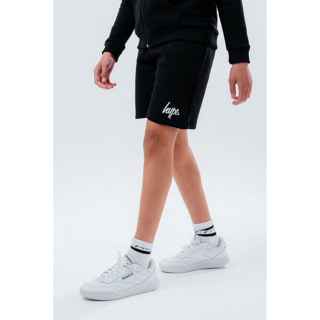 Black - Back - Hype Boys Script Shorts