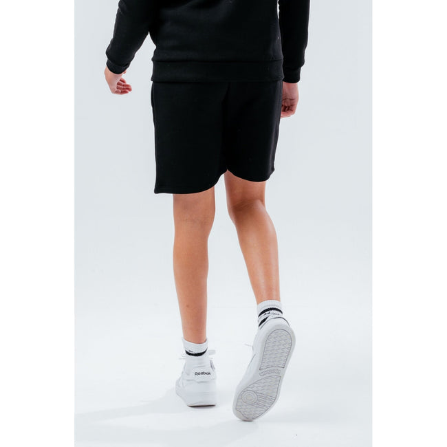 Black - Side - Hype Boys Script Shorts