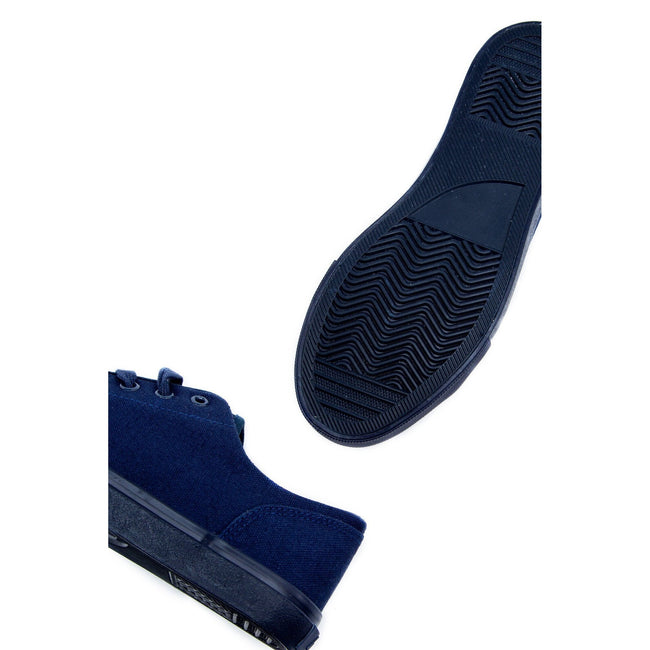 Navy - Lifestyle - Hype Childrens-Kids Pump Trainers
