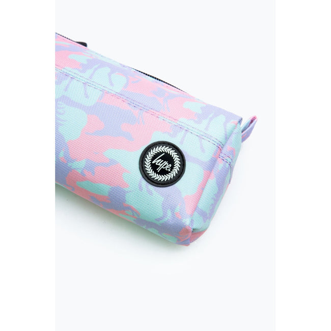 Purple-Blue-Pink - Lifestyle - Hype Unicorn Camo Pencil Case