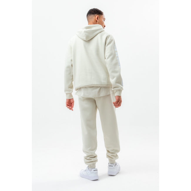 Ecru - Lifestyle - Hype Unisex Adult Continu8 Oversized Hoodie