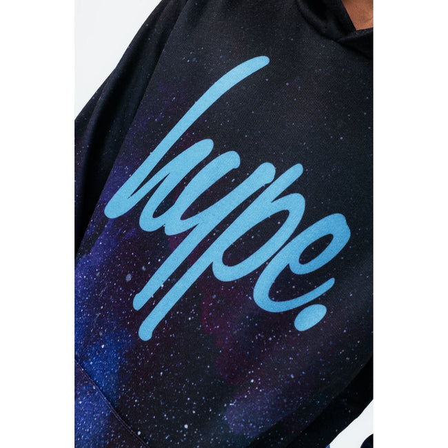 Blue - Lifestyle - Hype Boys Intergalactic Script Hoodie