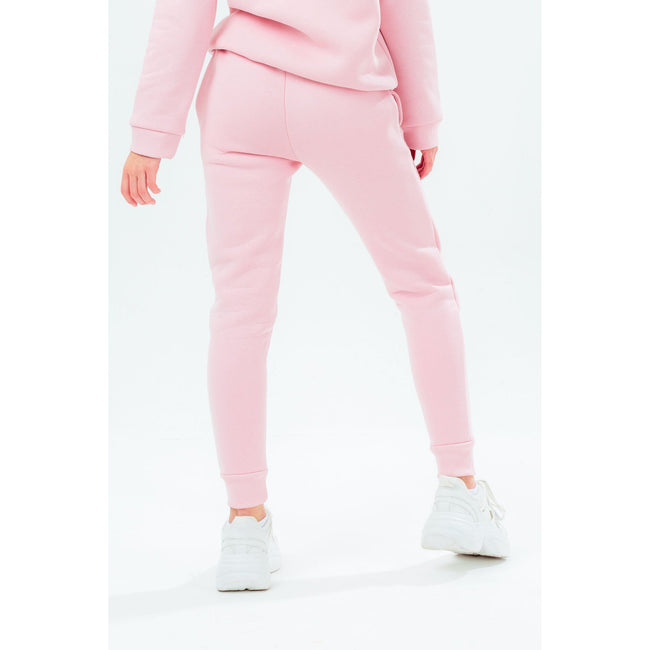 Pink - Back - Hype Girls Script Jogging Bottoms