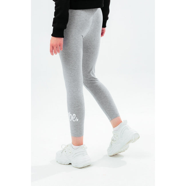 Grey-Black - Lifestyle - Hype Girls Leggings Set (Pack of 2)