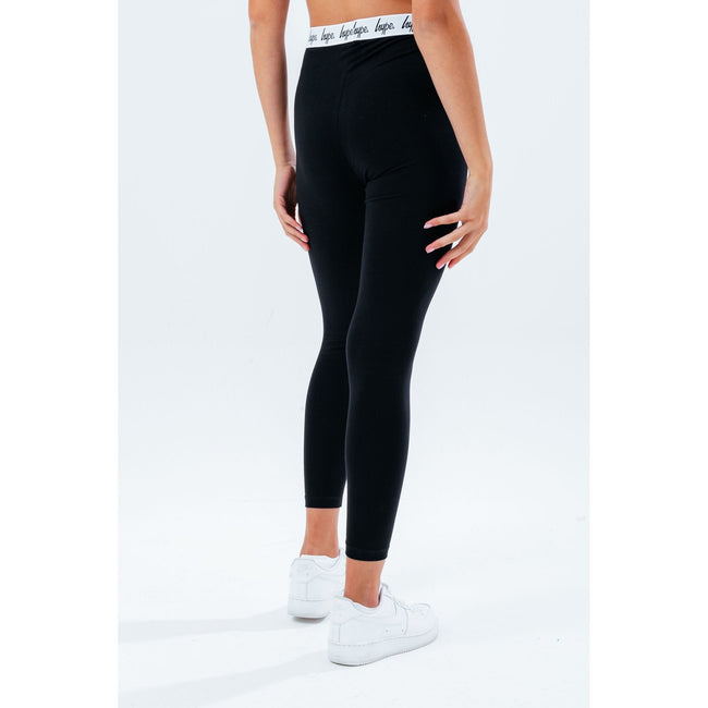 Black - Back - Hype Girls Core Leggings