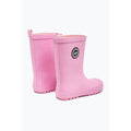 Pink - Side - Hype Childrens-Kids Wellington Boots