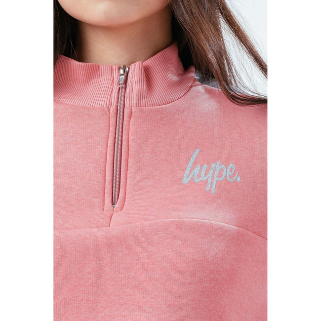 Pink - Lifestyle - Hype Girls Glitter Sweatshirt