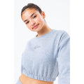 Grey - Lifestyle - Hype Girls Drawstring Crop Sweatshirt