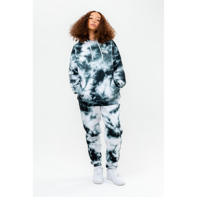 Black - Lifestyle - Hype Unisex Adult Tie Dye Continu8 Oversized Hoodie