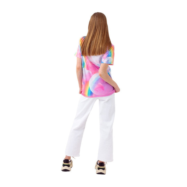 Pink-Blue-White - Side - Hype Girls Moons T-Shirt