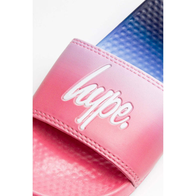 Pink-Blue-White - Pack Shot - Hype Childrens-Kids Fade Sliders