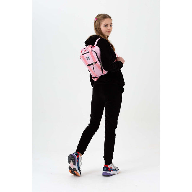 Black - Side - Hype Girls Velour Jogging Bottoms