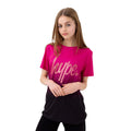 Berry-Black - Front - Hype Girls Fade T-Shirt