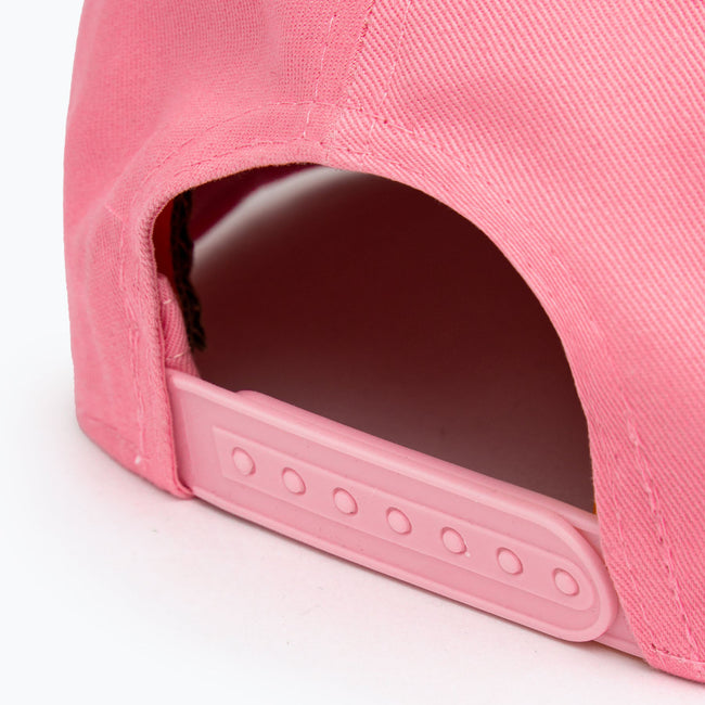 Pink - Side - Hype Childrens-Kids Script Snapback Cap