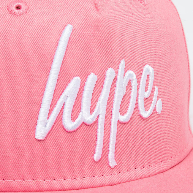 Pink - Lifestyle - Hype Childrens-Kids Script Snapback Cap