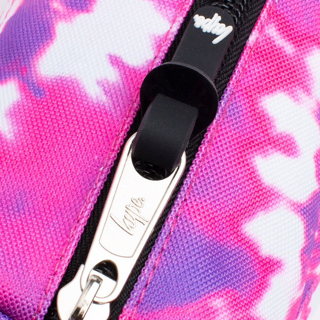 Pink-Purple-White - Side - Hype Heart Hippy Pencil Case