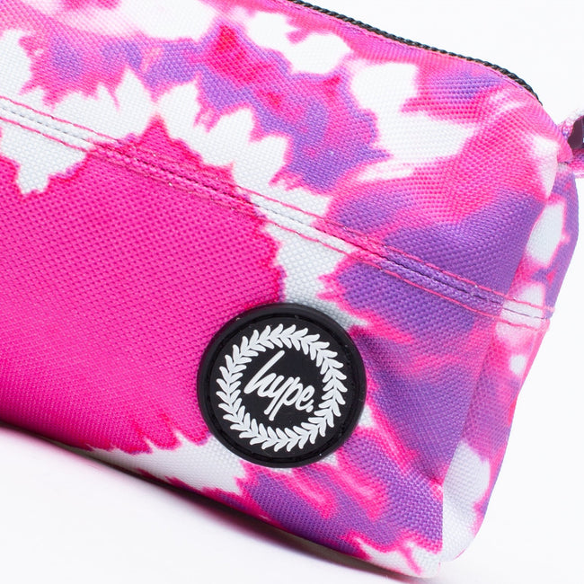 Pink-Purple-White - Lifestyle - Hype Heart Hippy Pencil Case