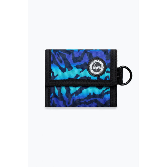 Blue-Teal-Black - Front - Hype Gradient Wallet