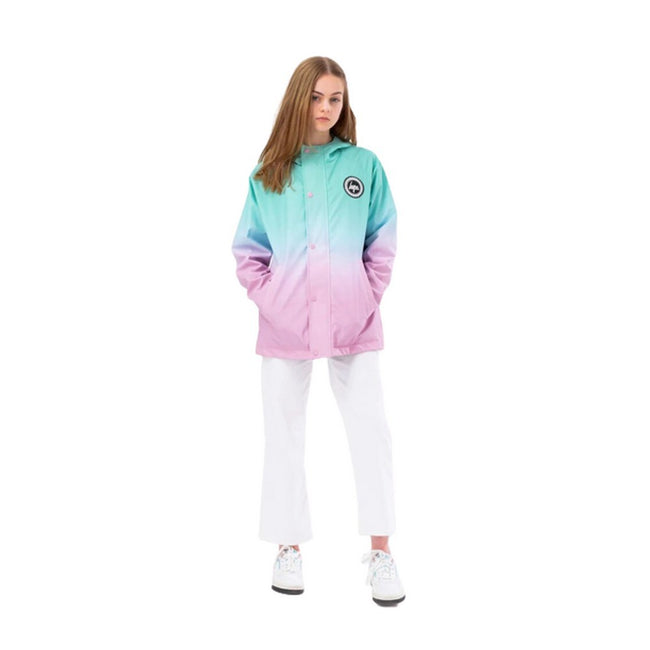 Mint-Pink - Side - Hype Girls Fade Raincoat
