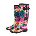 Multicoloured - Front - Hype Womens-Ladies Splice Wellington Boots