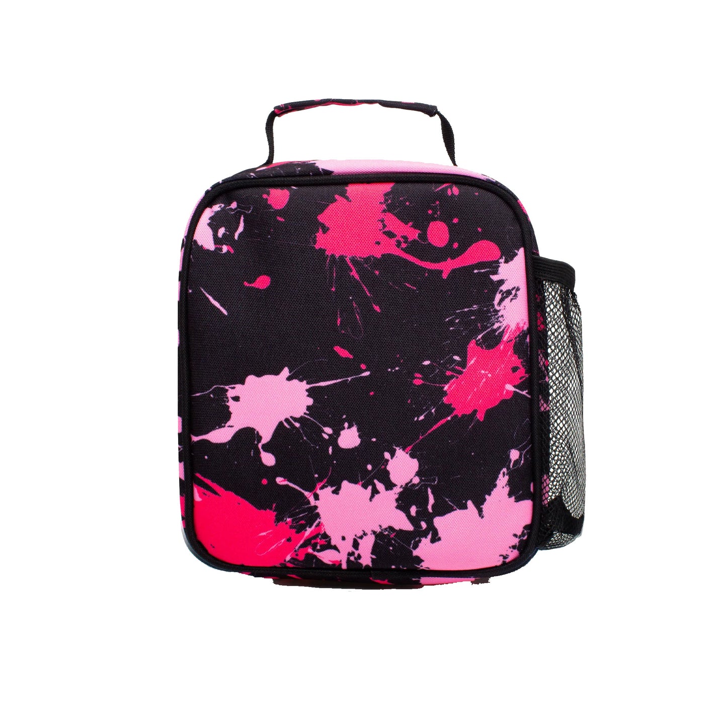 Black-Pink - Back - Hype Paint Splatter Lunch Bag