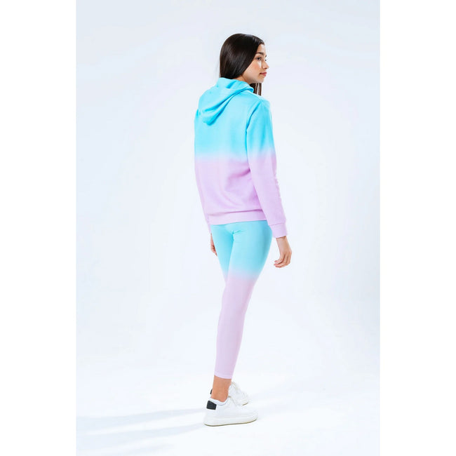 Pink-Blue - Back - Hype Girls Fade Hoodie