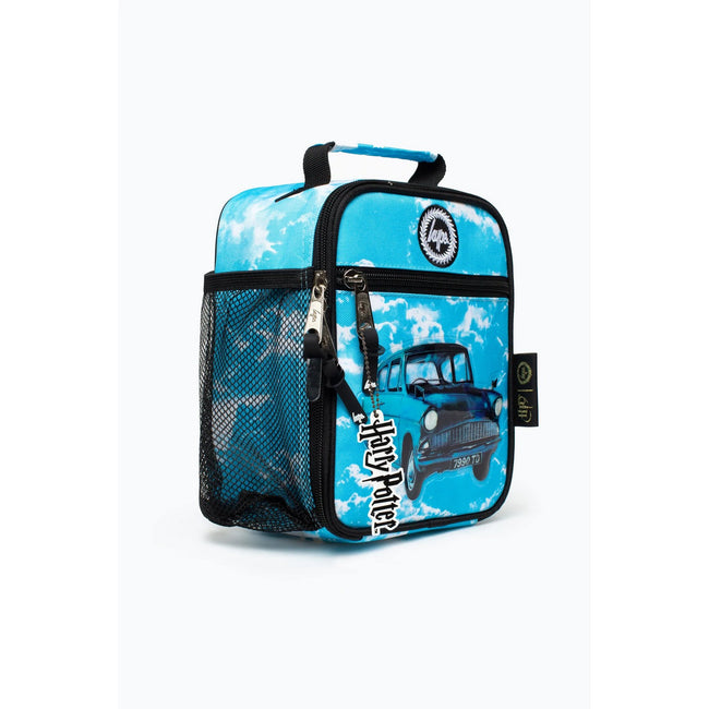 Blue-White-Black - Side - Hype Flying Ford Anglia Harry Potter Lunch Bag
